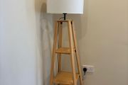 Floor Lamp with Shelving