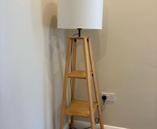 Floor Lamp with Shelving