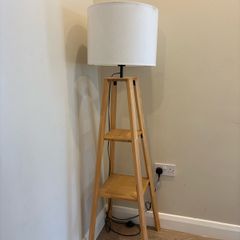 Floor Lamp with Shelving