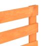 Pallet Bed Frame Brown Solid Pine Wood 200x200 cm Image 3