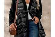 BNWT Boho Style Jacket with a Leather Strap size 20