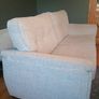3-seater sofa and 2 matching armchairs, cream fabric Image 3