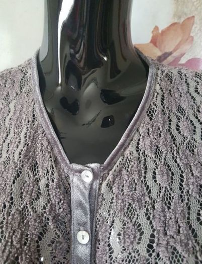 River Island Lace Cardigan Style Top , UK 16/18 , As New