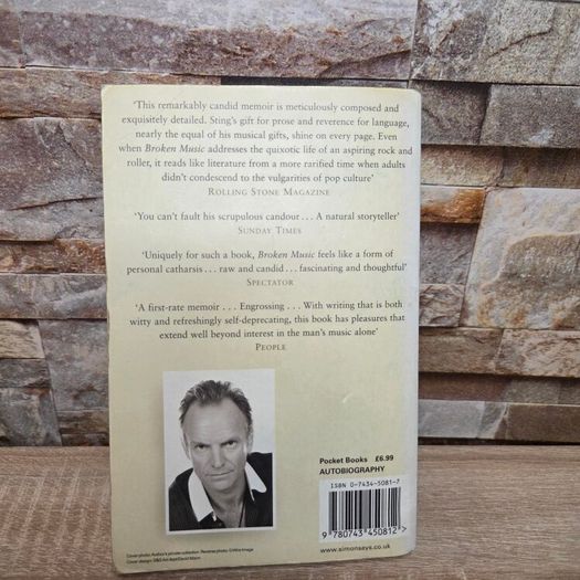 STING Broken music book