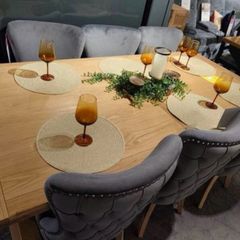 Solid Oak Dining Table 200cm, Brand New