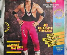 WWF wrestling wallchart poster