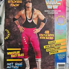 WWF wrestling wallchart poster