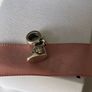 Pandora charm baby boy boot 14k gold and blue Cz Image 2