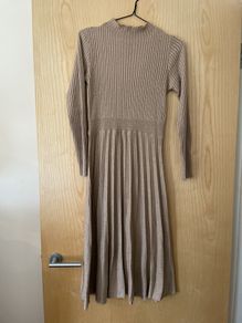 golden ankle length  dress size 8