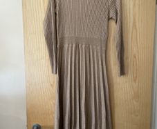 golden ankle length  dress size 8