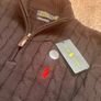 Ralph Lauren Black Cable Knit Quarter Zip Image 3