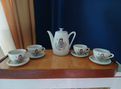 Huge Lot of Vintage Antique Children's Tea Sets Collection