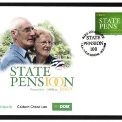 2008 Ireland Centenary of the Old Age Pensions Act Stamp An Post First Day Cover (FDC)