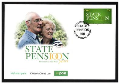 2008 Ireland Centenary of the Old Age Pensions Act Stamp An Post First Day Cover (FDC)