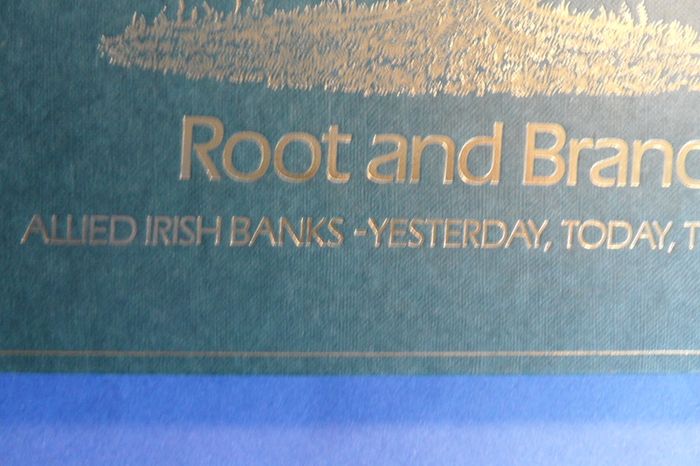 Old Hard Back Book Root And Branch Allied Irish Bank, Yesterday, Today, Tomorrow, Published In 1979  In Perfect Condition !