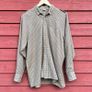 Vintage Tan Beige Check Plaid Shirt Image 4