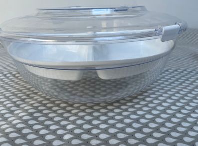 3 Piece Serving Dish With Removable Serving Tray