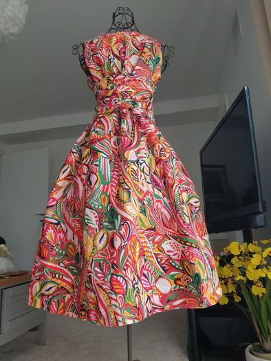 Hobbs Linen Dress Size Uk 12