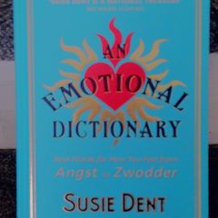 New An Emotional Dictionary by Susie Dent 5 euro