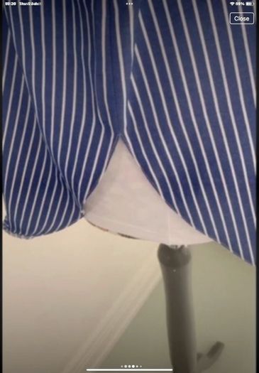shirt bnwt new look blue & white striped shirt size 12 oversized rrp 39 euro