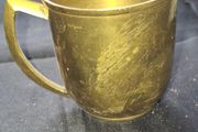 Beautiful Old Brass Drinking Cup, Postage Available,
