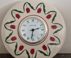 Nicholas Mosse Red Tulip Clock