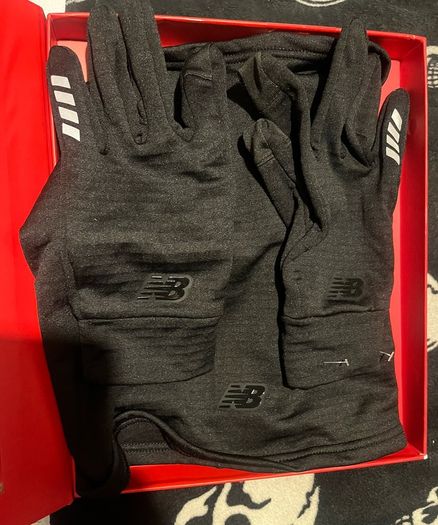 New balance running winter gloves neck tube size L/XL