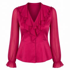 Karen Millen Fuschia Blouse