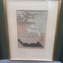 Cat Pawing at Fish, framed print, D18 Image 2