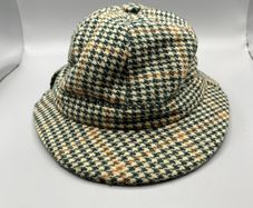 Vintage Barbour Deerstalker Wool Hat - Made in England - Size 6.5 53cm
