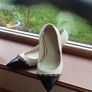 PRICE DROP, RIVER ISLAND,  Cream Ebony, Wide Fit, Brand New, High Heels Size 7 Image 7