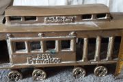 vintage collectable solid brass cable car