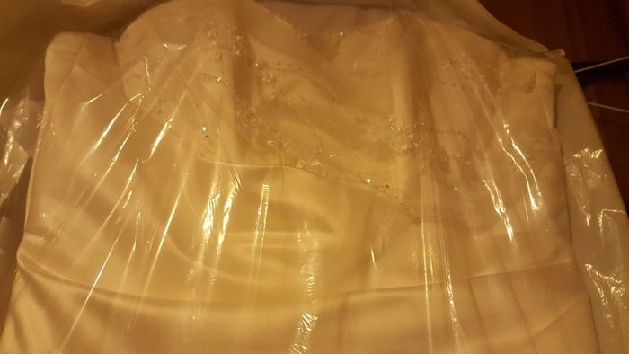 Satin & Diamante Tulle Wedding Dress