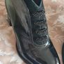 Loretta Vitale Patent Heeled Black Ankle Dress Boot Image 2
