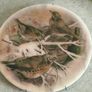 Marble Teapot Stand Trivet / or wall hanging Bird Redwing And Fieldfare Vintage Retro Pan Stand Wall Decor Kitchenalia Image 2