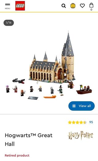 Lego Hogwarts Great Hall (retired set)
