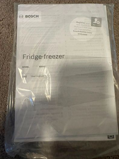 integrated fridge/freezer