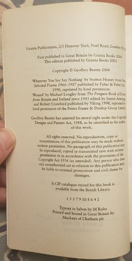 Protestant Boy by Geoffrey Beattie