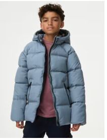Boys blue puffer jacket