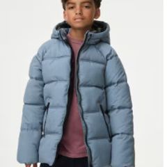 Boys blue puffer jacket