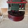 Vintage Wooden Wind up revolving Cable Car Image 6