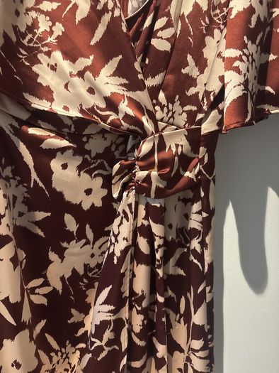 zara silk dress