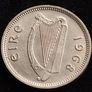Ireland - 1968 - 3 Pence - Hare - KM.12a - UNC - [238] Image 2