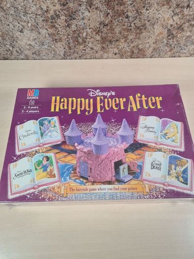 Vintage Board Game Disneys Happy Ever After Mb Games 1996 Brand New Sealed Rare Disney Princess