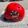 red bicycle helmet Image 4