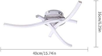 SALE | Ceiling Light, Elegant Curved Design,3 Built-in LED Boards,21W Cool White Light 6000K, Modern for Living Rooms, Bedroom, Kitchen Hallway,1600 Lumens