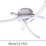 NEW | LED Ceiling Light, Elegant Curved Design,3 Built-in LED Boards,21W Cool White Image 5