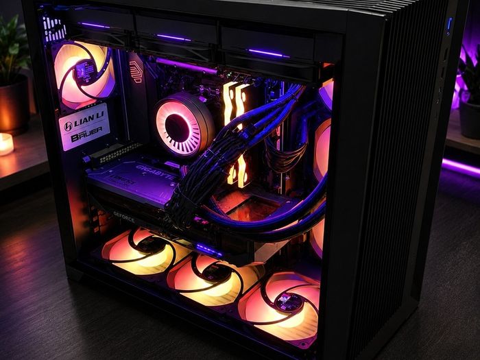 Lianli Air Ryzen 7 9800x3d Rx 9070 Xt Gaming Pc