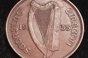 #864 - Ireland - 1935 - Farthing - KM.1