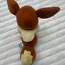 Pokemon Eevee approx. 7" Plush Cutest smile squinting expression Tomy Used Please see pictures Image 8